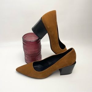 Vagabond Adrianna Caramel Suede Pumps Size 11
